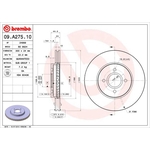 Brembo Prime Line Vented Brake Disc (09.A275.10) Fits: Ford Front Axle