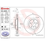 Brembo Prime Line UV Coated Vented Brake Disc (09.8485.11) Fits: Nissan Front Axle