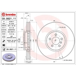 Brembo Prime Line UV Coated Vented Brake Disc (09.9921.11) Fits: BMW Front Axle
