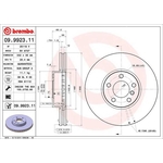Brembo Prime Line UV Coated Vented Brake Disc (09.9923.11) Fits: BMW Front Axle