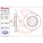 Brembo Prime Line UV Coated Solid Brake Disc (08.A759.11)