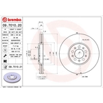 Brembo Prime Line UV Coated Vented Brake Disc (09.7010.21)