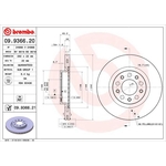 Brembo Prime Line UV Coated Vented Brake Disc (09.9366.21)