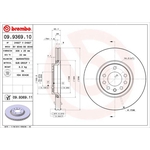 Brembo Prime Line UV Coated Vented Brake Disc (09.9369.11)