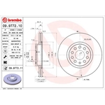Brembo Prime Line UV Coated Vented Brake Disc (09.9772.11)