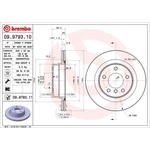 Brembo Prime Line UV Coated Vented Brake Disc (09.9793.11) Fits: BMW