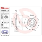 Brembo Prime Line UV Coated Vented Brake Disc (09.A652.11)