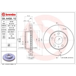 Brembo Prime Line Vented Brake Disc (09.A458.10)