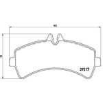 BREMBO Brake Pad Set (P50060) Rear Axle