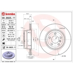 Brembo Prime Line UV Coated Vented Brake Disc (09.9925.11) Fits: BMW Rear Axle
