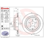 Brembo Prime Line UV Coated Vented Brake Disc (09.9373.21) Fits: Land Rover Rear Axle