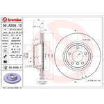 Brembo Prime Line UV Coated Vented Brake Disc (09.A259.11) Fits: BMW