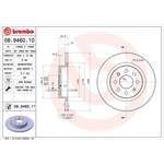 Brembo Prime Line UV Coated Solid Brake Disc (08.9460.11)