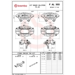 BREMBO Xtra Line Brake Pad Set (P44020X) Fits: Land Rover Front