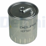 Delphi Diesel Fuel Filter (HDF560) In-Line Filter Fits: Mercedes-Benz
