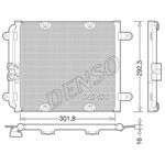 DENSO Air Conditioning Condenser - DCN02028- A/C Car / Van / Engine Parts