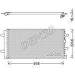 DENSO Air Conditioning Condenser - DCN02044- A/C Car / Van / Engine Parts