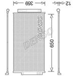 Denso Air Con Condenser (DCN09047) Fits: Fiat