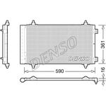 DENSO Air Conditioning Condenser - DCN21018 - A/C Car / Van / Engine Parts