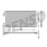 DENSO Air Conditioning Condenser - DCN23024 - A/C Car / Van / Engine Parts