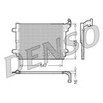 DENSO Air Conditioning Condenser - DCN32062 - A/C Car / Van / Engine Parts
