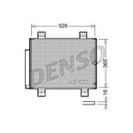 DENSO Air Conditioning Condenser - DCN35002 - A/C Car / Van / Engine Parts