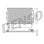DENSO Air Conditioning Condenser - DCN40003 - A/C Car / Van / Engine Parts