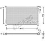 Denso Air Con Condenser (DCN43001) Fits: Kia