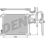 DENSO Air Conditioning Condenser - DCN46012 - A/C Car / Van / Engine Parts
