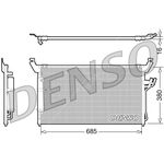 DENSO Air Conditioning Condenser - DCN46013 - A/C Car / Van / Engine Parts