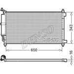 DENSO Air Conditioning Condenser DCN46020 | A/C Car / Van / Engine Parts  - Fits Nissan Juke, Micra III, C+C
