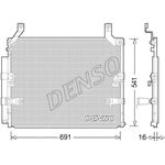 DENSO Air Conditioning Condenser - DCN50032