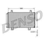 DENSO Air Conditioning Condenser (DCN51002)