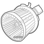 DENSO Interior Cabin Blower - DEA21004 - Heater Fan - Genuine DENSO OE Fan