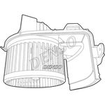 DENSO Interior Cabin Blower - DEA23004 - Heater Fan - Genuine DENSO OE Fan