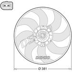 Denso Radiator Fan (DER02006)
