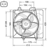 Denso Radiator Fan (DER07011)