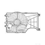 DENSO Radiator Fan / Engine Cooling - DER20001