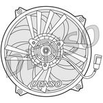 DENSO Radiator Fan - DER21015 - Engine Cooling - Genuine OE Replacement Part