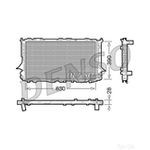 DENSO Radiator - DRM02006 - Engine Cooling Part - Genuine DENSO OE Part