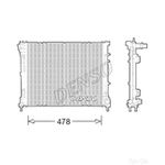 DENSO Radiator - DRM09043 - Engine Cooling Part