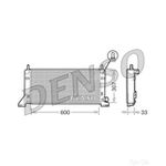 DENSO Radiator - DRM10020 - Engine Cooling Part - Genuine DENSO OE Part