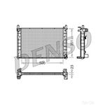 Denso Engine Cooling Radiator (DRM10045)