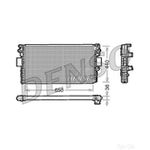 Denso Engine Cooling Radiator (DRM12004) Fits: Iveco
