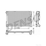 Denso Engine Cooling Radiator (DRM17005) Fits: Mercedes