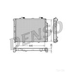 DENSO Radiator - DRM17088 - Engine Cooling Part - Genuine DENSO OE Part