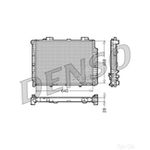 DENSO Radiator - DRM17101 - Engine Cooling Part - Genuine DENSO OE Part