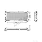 DENSO Radiator - DRM20036 - Engine Cooling Part - Genuine DENSO OE Part