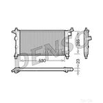 DENSO Radiator - DRM20037 - Engine Cooling Part - Genuine DENSO OE Part