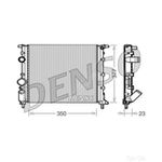 DENSO Radiator - DRM23010 - Engine Cooling Part - Genuine DENSO OE Part